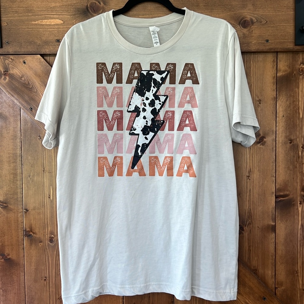 Mama lightning bolt shirt